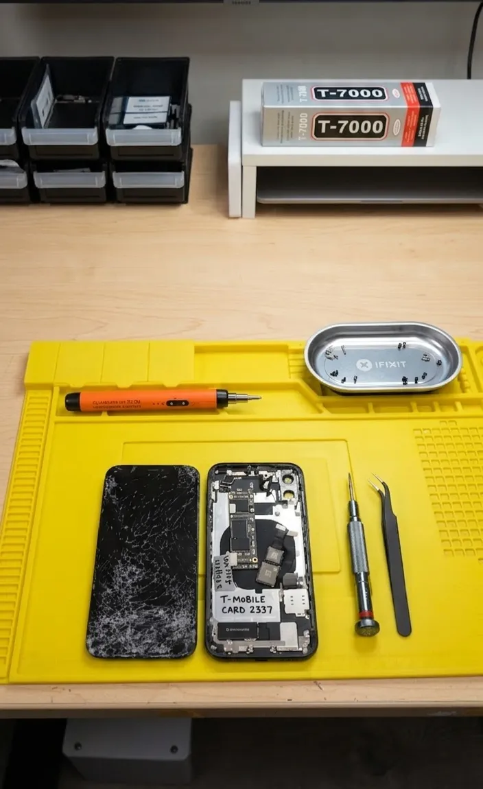 Phone repair workbench